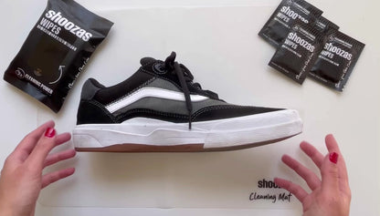 Tutorial on How to Clean Sneakers with Shoozas Shoe Wipes